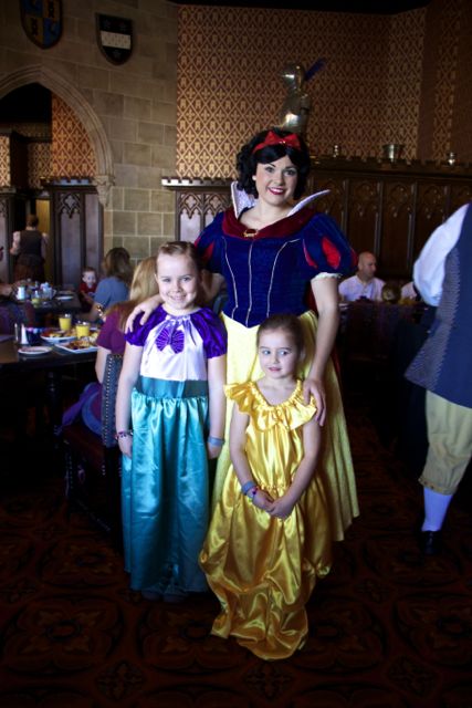 Cinderella's Castle with Snow White